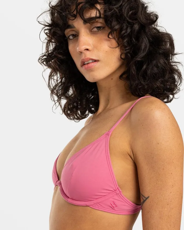 Billabong Bikinis Sol Searcher Reese Underwire Bikini Top Berry Pink 8211 Women Billabong Bikinis Sol Searcher Reese Underwire Bikini Top Berry Pink 8211 Women