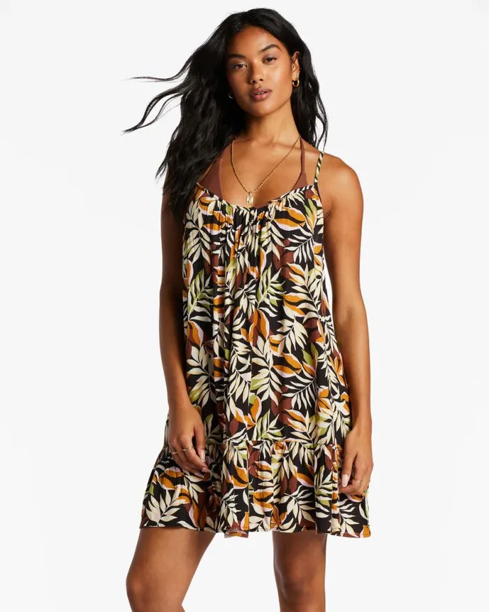 Billabong Cover Ups Beach Vibes Swim Cover Up Black Pebble 8211 Women