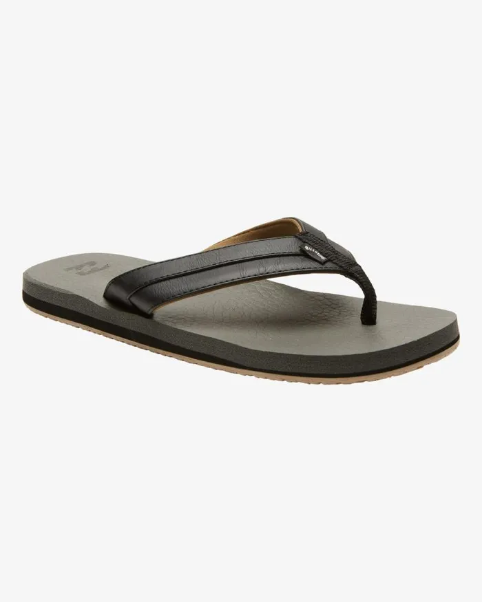Billabong Flip Flops All Day Impact Cush Sandals Charcoal 8211 Men Billabong Flip Flops All Day Impact Cush Sandals Charcoal 8211 Men
