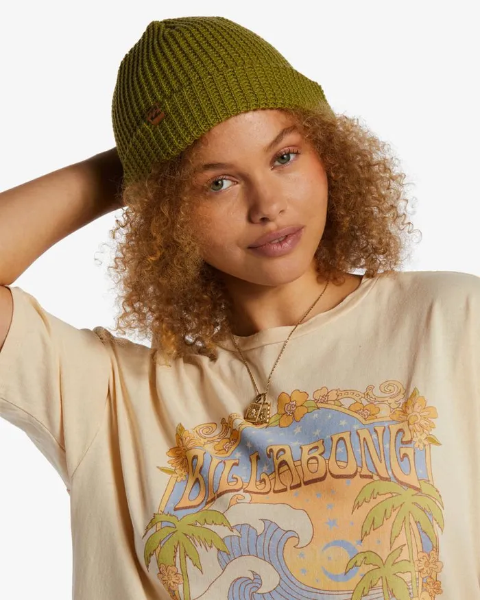 Billabong Hats and Beanies Alta Beanie Green Eyes 8211 Women