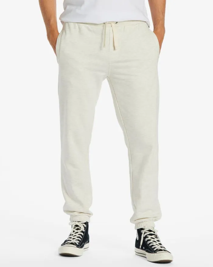 Billabong Jeans and Pants All Day Sweatpants Light Grey Heather 8211 Men