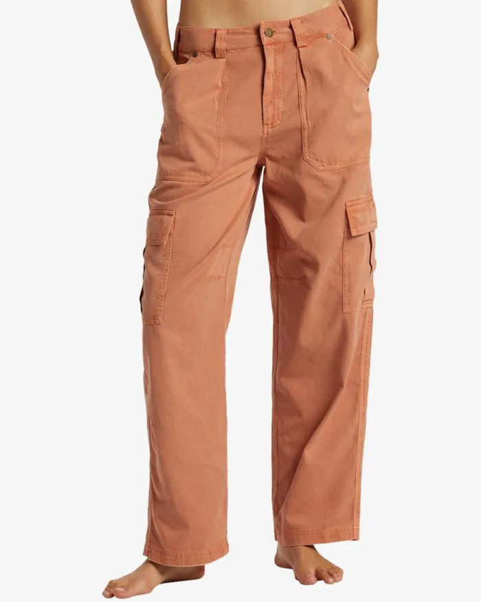 Billabong Jeans and Pants Walk Along Pants Sunburnt 8211 Women Billabong Jeans and Pants Walk Along Pants Sunburnt 8211 Women