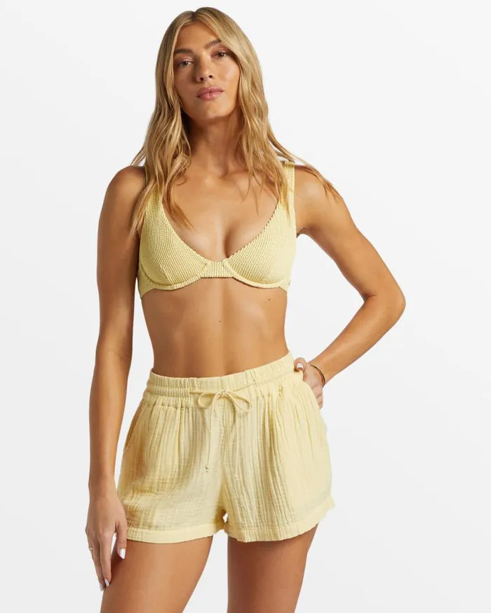 Billabong Matching Sets Day Tripper Shorts Mellow Yellow 8211 Women Billabong Matching Sets Day Tripper Shorts Mellow Yellow 8211 Women