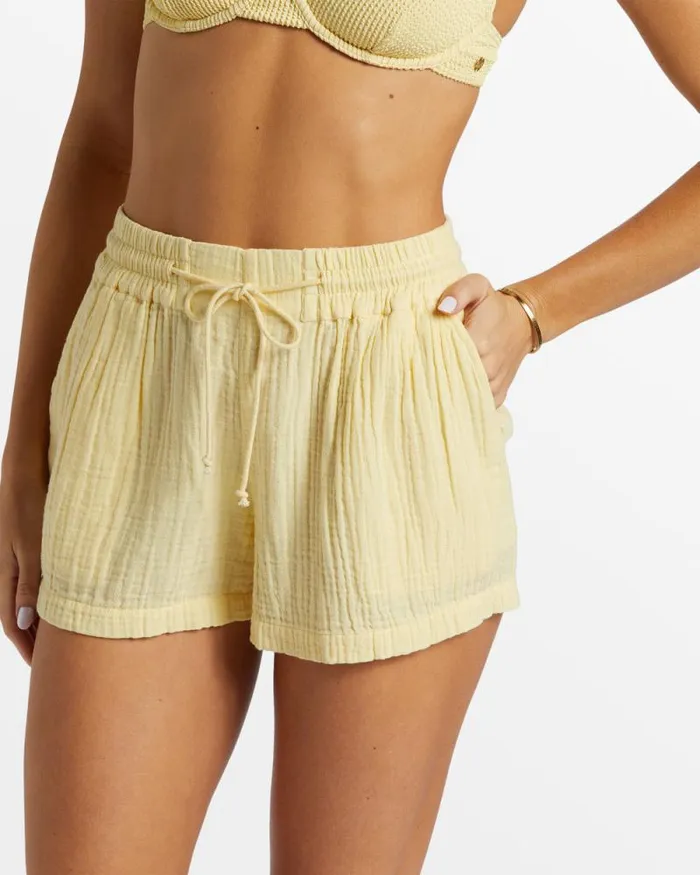 Billabong Matching Sets Day Tripper Shorts Mellow Yellow 8211 Women Billabong Matching Sets Day Tripper Shorts Mellow Yellow 8211 Women