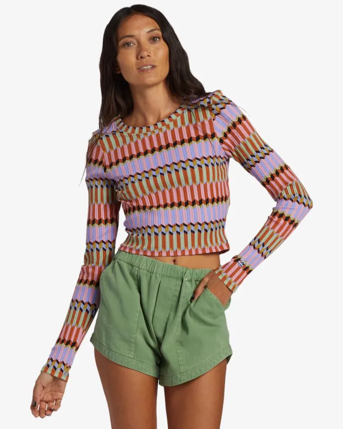 Billabong Matching Sets Dont Sweat It Top Multi 8211 Women