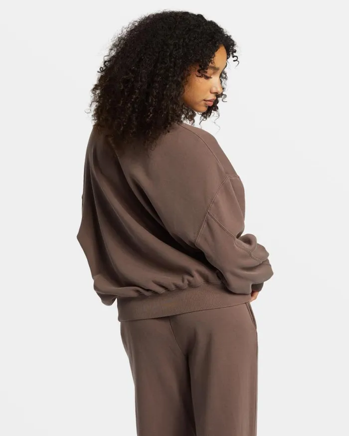 Billabong Sweatshirts and Fleece Palmin Kendal Crewneck Sweatshirt Kona 8211 Women Billabong Sweatshirts and Fleece Palmin Kendal Crewneck Sweatshirt Kona 8211 Women