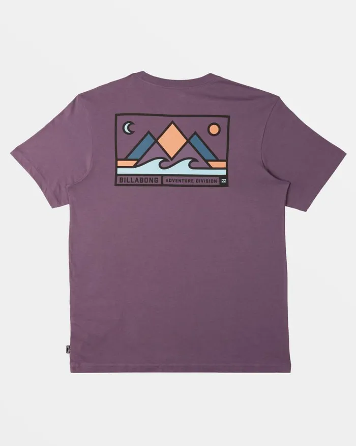Billabong TShirts Range TShirt Dusty Grape 8211 Men