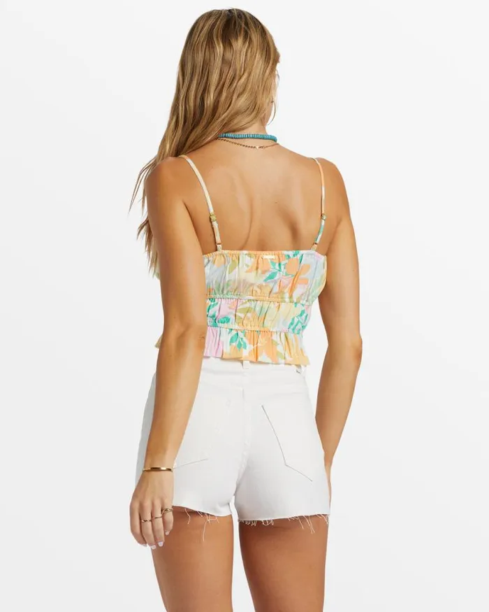 Billabong Tops Sunkissed Cropped Cami Top Multi 8211 Women Billabong Tops Sunkissed Cropped Cami Top Multi 8211 Women