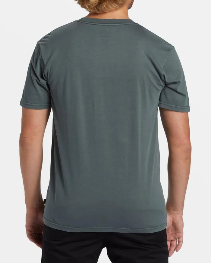 Billabong Wave Washed Essentials Essential TShirt Slate Green 8211 Men Billabong Wave Washed Essentials Essential TShirt Slate Green 8211 Men