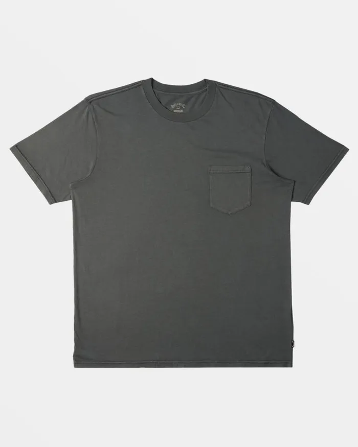 Billabong Wave Washed Essentials Essential TShirt Slate Green 8211 Men Billabong Wave Washed Essentials Essential TShirt Slate Green 8211 Men