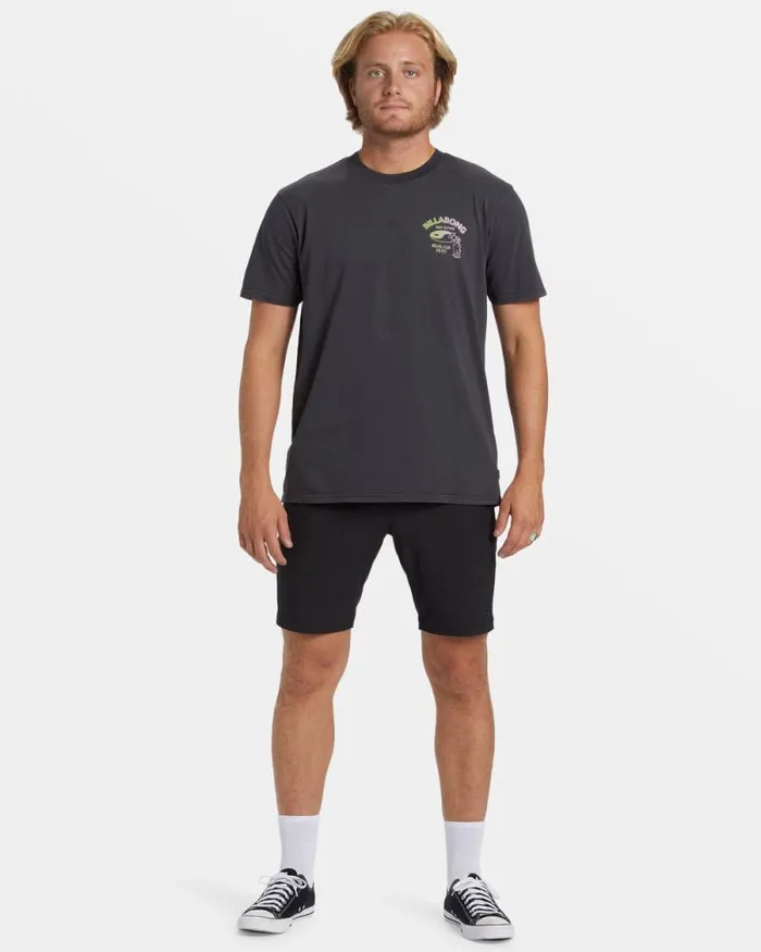 Billabong Wave Washed Essentials Relax TShirt Washed Black 8211 Men Billabong Wave Washed Essentials Relax TShirt Washed Black 8211 Men