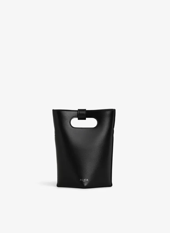 Black FOLDED SMALL BAG IN CALFSKIN Women Alaa Tote Bags