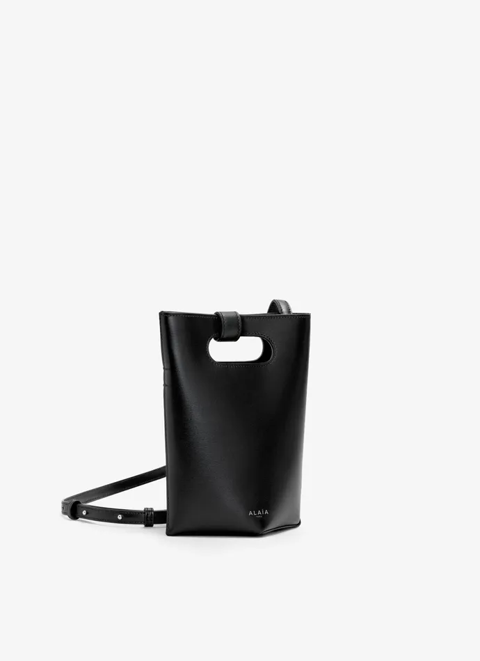 Black FOLDED SMALL BAG IN CALFSKIN Women Alaa Tote Bags