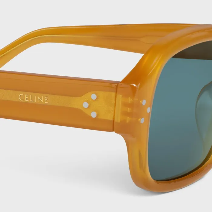 Black Frame 49 Sunglasses In Acetate Milky Honey Men CELINE SUNGLASSES Black Frame 49 Sunglasses In Acetate Milky Honey Men CELINE SUNGLASSES