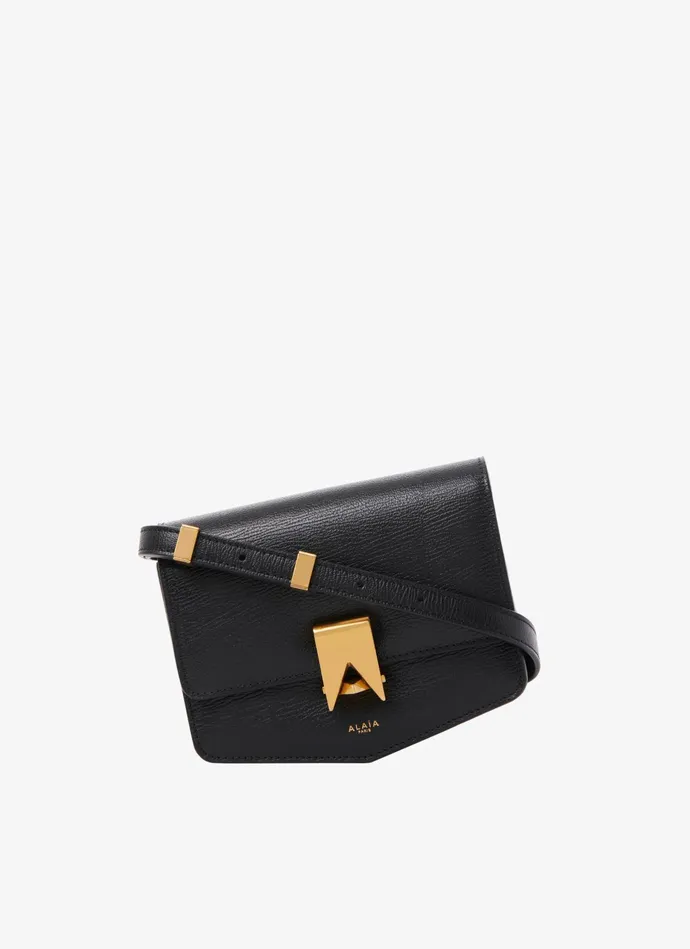 Black Le Papa Small Bag In Calfskin Women Alaa CrossBody Bags