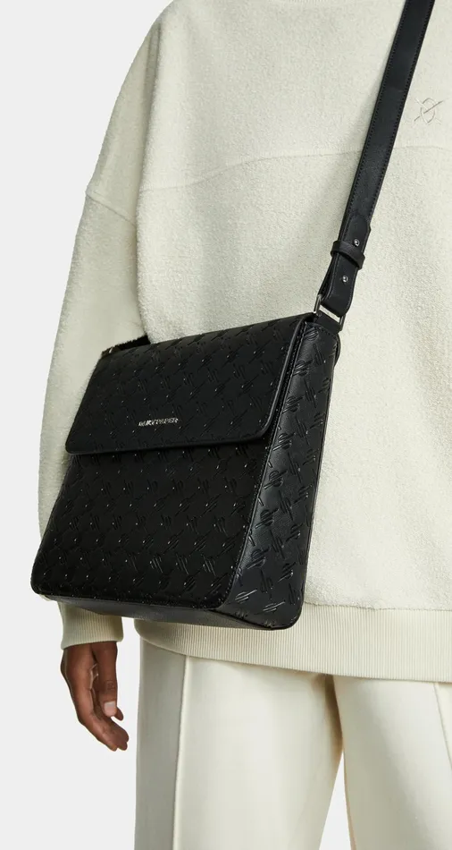 Black Myshus Monogram Bag MenWomen Daily Paper Bags Black Myshus Monogram Bag MenWomen Daily Paper Bags