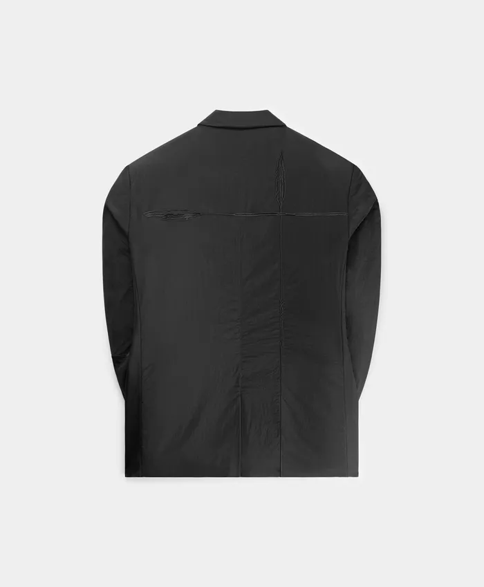 Black Rabee Blazer Men Daily Paper Jackets