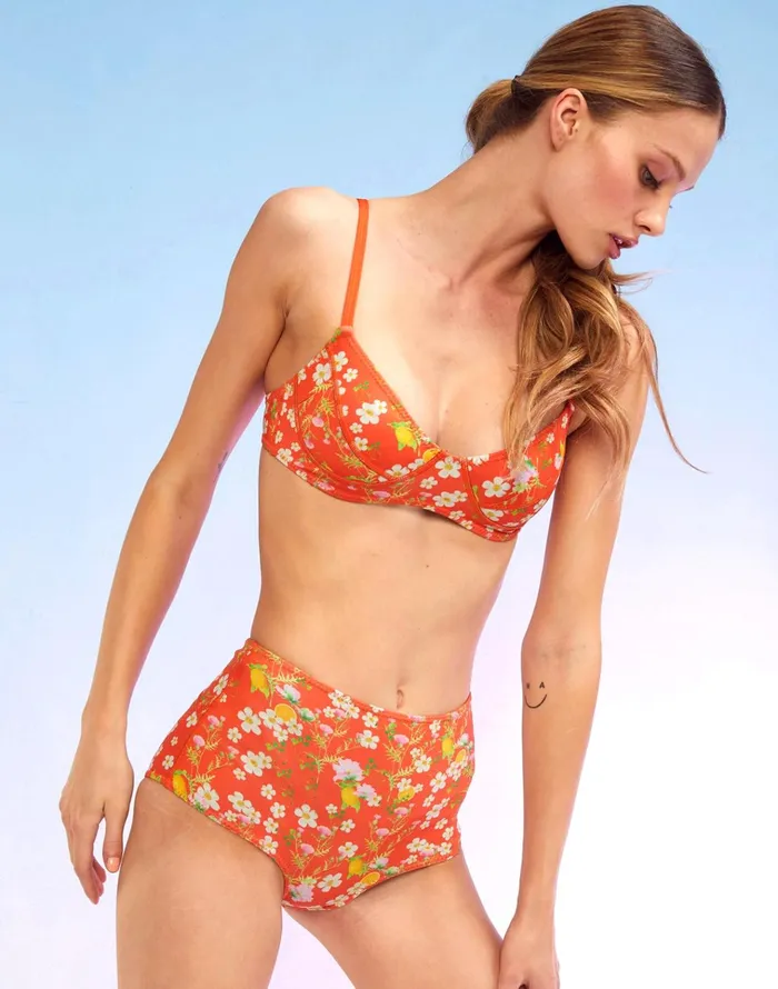 Blossom Neoprene HighWaisted Bikini Bottom 8211 Orgmt Women Cynthia Rowley Surf and Swim Blossom Neoprene HighWaisted Bikini Bottom 8211 Orgmt Women Cynthia Rowley Surf and Swim
