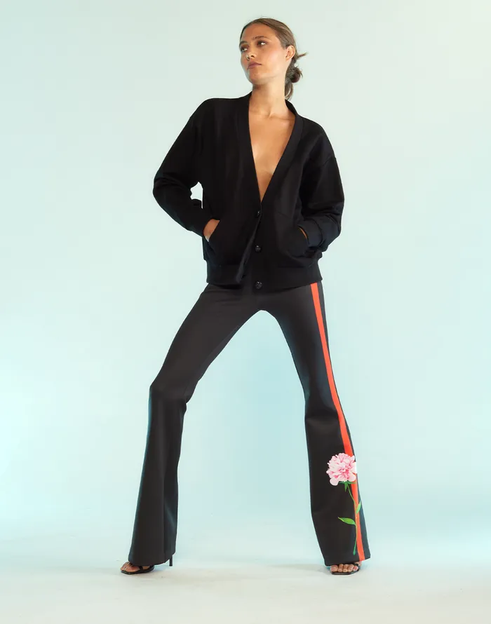 Bonded Fit And Flare Pant 8211 Blkrd Women Cynthia Rowley Bottoms