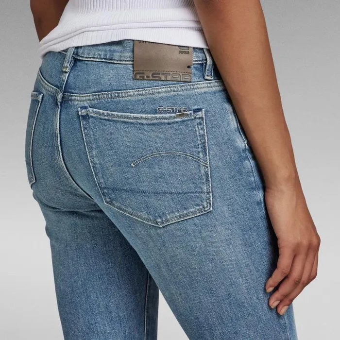 Bootcut and Flare Women GStar RAW 3301 Flare Jeans Antique Faded Blue Opal