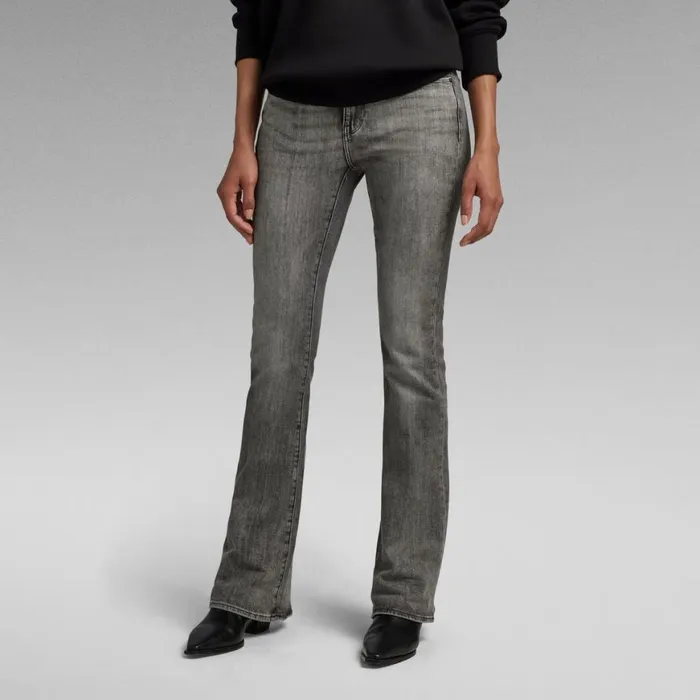 Bootcut and Flare Women GStar RAW 3301 Flare Jeans Faded Carbon