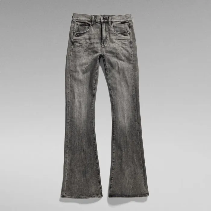 Bootcut and Flare Women GStar RAW 3301 Flare Jeans Faded Carbon