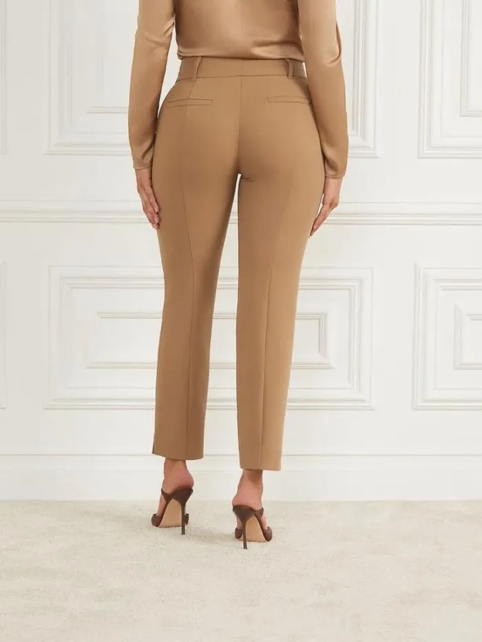 Bottoms Women Marciano Shelly Twill Pant Macchiato Multi Bottoms Women Marciano Shelly Twill Pant Macchiato Multi