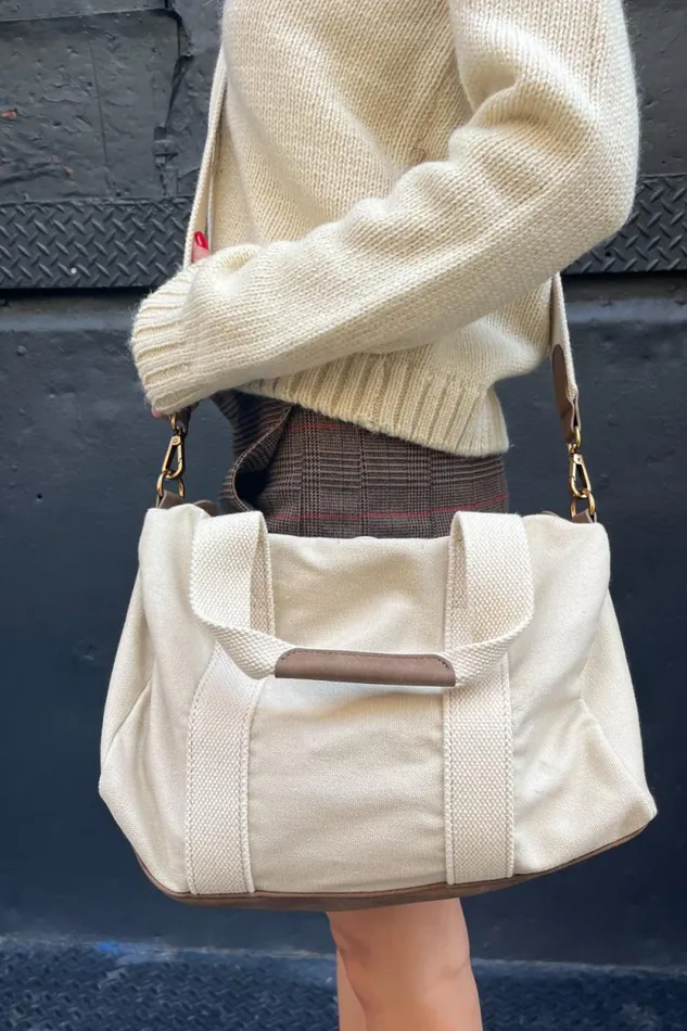 Brandy Melville Bags and Backpacks Duffle Bag Ivory 8211 Women