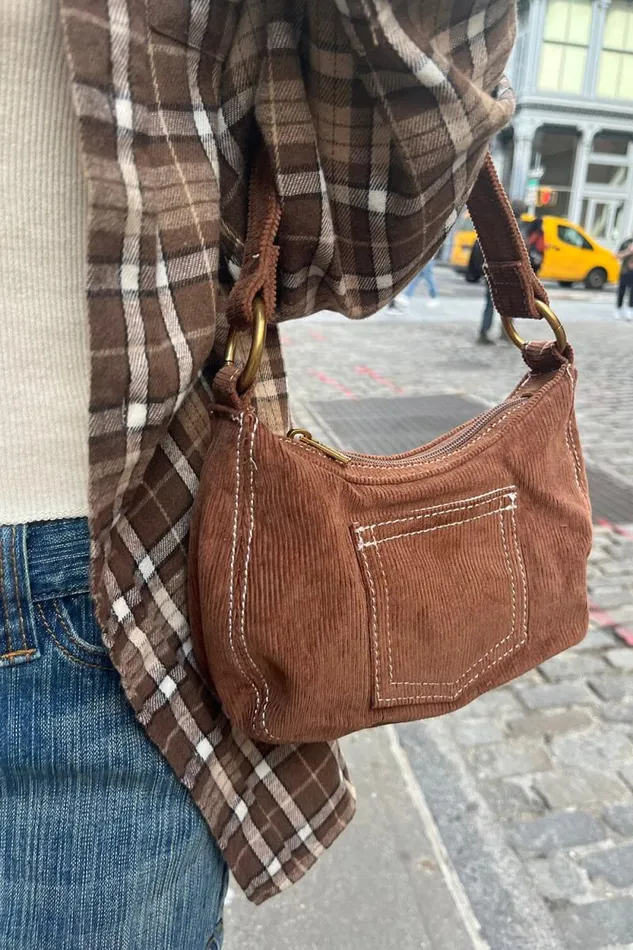 Brandy Melville Bags and Backpacks Pocket Purse Brown 8211 Women
