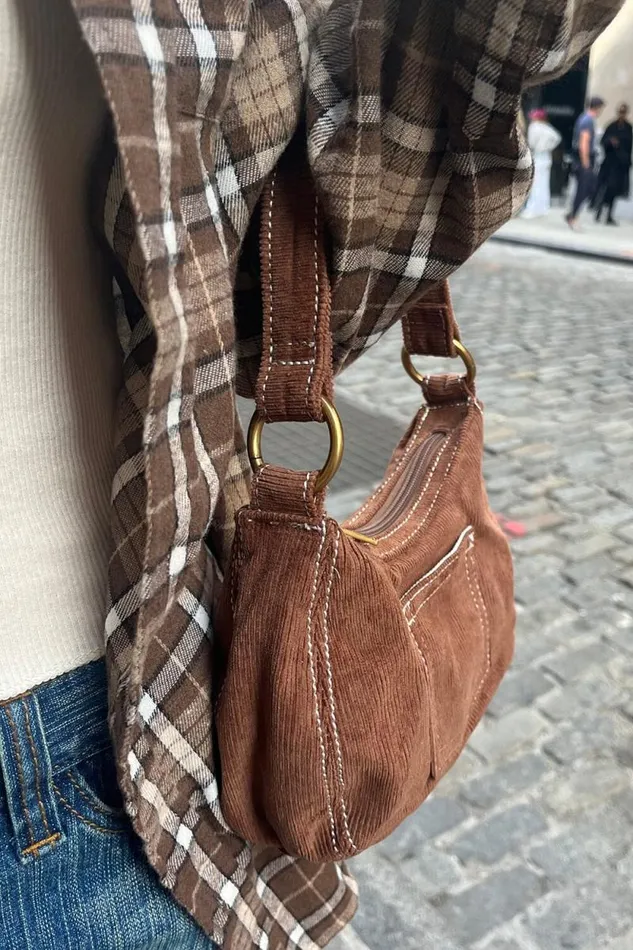 Brandy Melville Bags and Backpacks Pocket Purse Brown 8211 Women