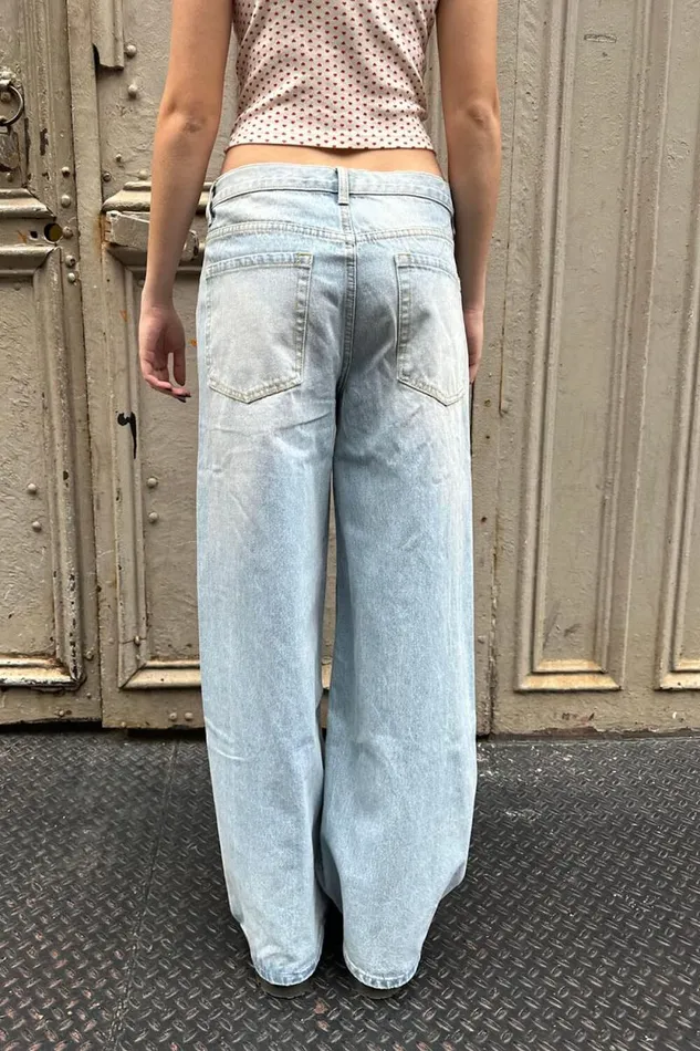 Brandy Melville Bottoms Lola Jeans Bleached Washed Denim 8211 Women