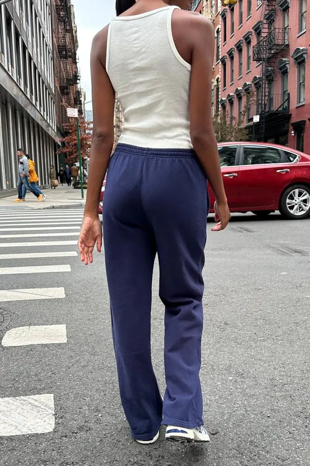 Brandy Melville Sweatpants and Sweatshirts Anastia Tie Sweatpants Classic Navy 8211 Women