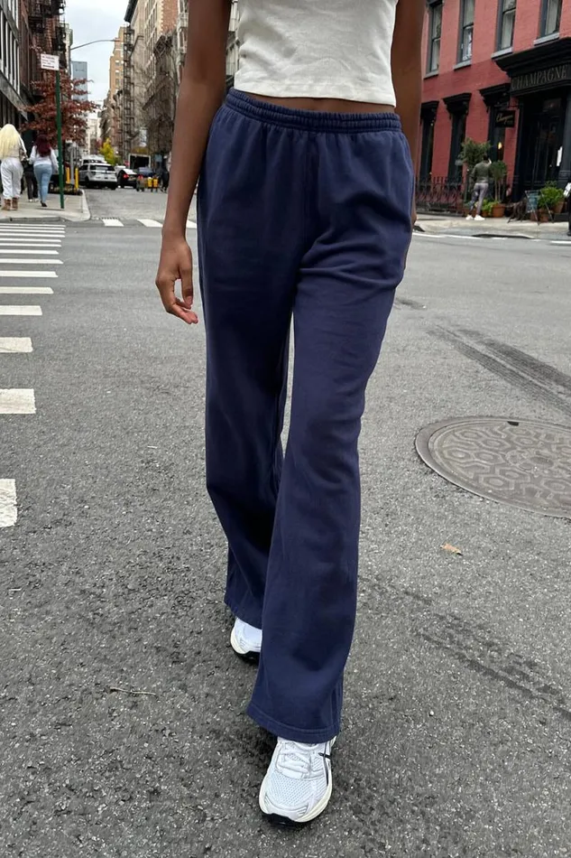 Brandy Melville Sweatpants and Sweatshirts Anastia Tie Sweatpants Classic Navy 8211 Women