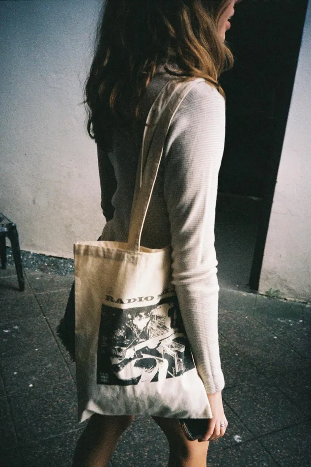 Brandy Melville Tote Bags Radio Silence Tote Bag Ivory 8211 Women