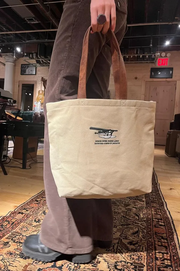 Brandy Melville Tote Bags Wings Over Como Lake Tote Bag Tan 8211 Women