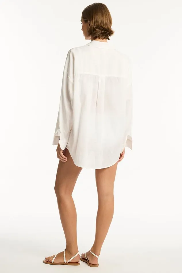Breeze Linen Beach Shirt Breeze Linen Women Sea Level Linen