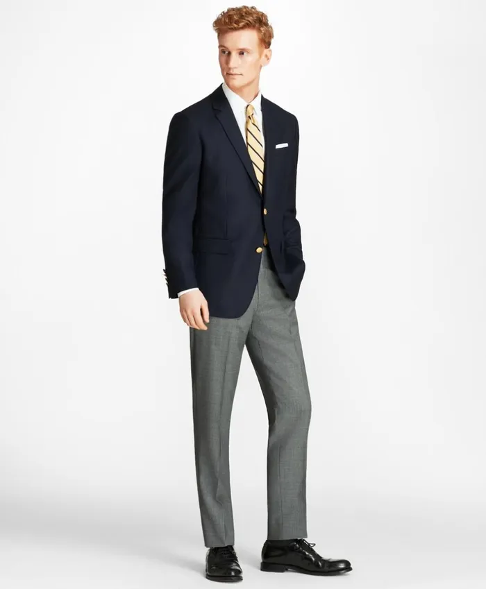 Brooks Brothers Blazers Milano Fit Doeskin Stretch Wool Blazer Navy 8211 Men Brooks Brothers Blazers Milano Fit Doeskin Stretch Wool Blazer Navy 8211 Men