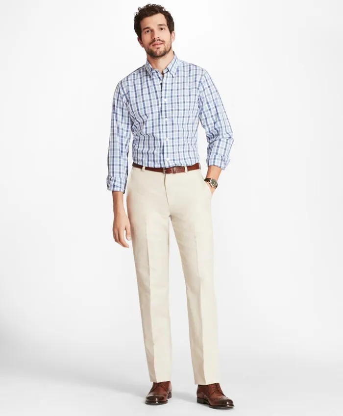 Brooks Brothers Casual Pants Clark Fit Linen And Cotton Chino Pants Oatmeal 8211 Men Brooks Brothers Casual Pants Clark Fit Linen And Cotton Chino Pants Oatmeal 8211 Men