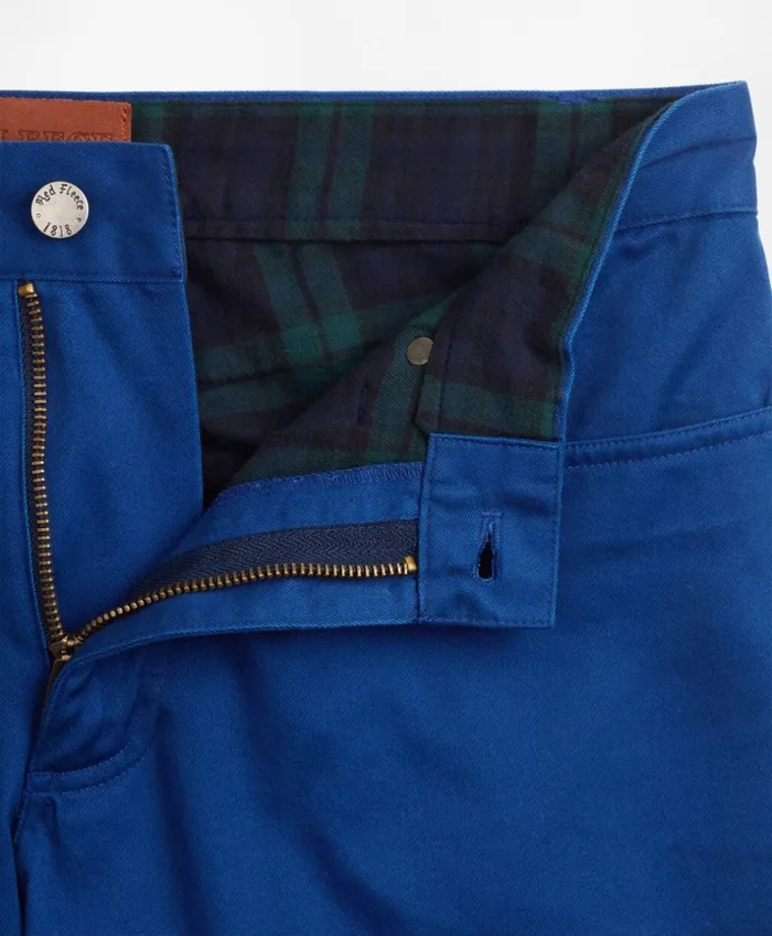 Brooks Brothers Casual Pants FivePocket FlannelLined Chinos Blue 8211 Men Brooks Brothers Casual Pants FivePocket FlannelLined Chinos Blue 8211 Men