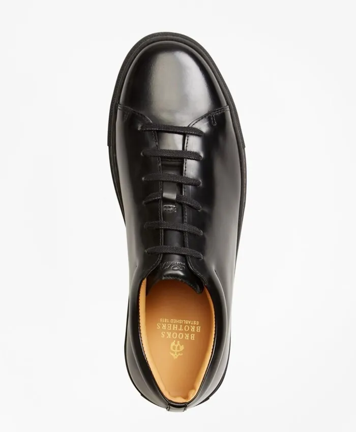 Brooks Brothers Dress and Casual Shoes Leather Sneakers Black 8211 Men Brooks Brothers Dress and Casual Shoes Leather Sneakers Black 8211 Men