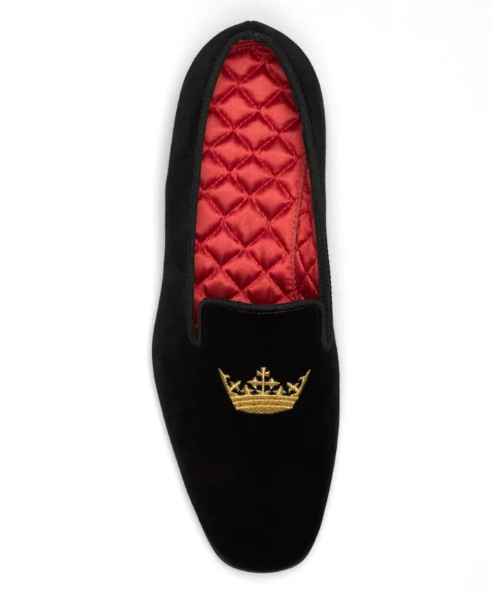 Brooks Brothers Dress and Casual Shoes Velvet Crown Slippers Black 8211 Men Brooks Brothers Dress and Casual Shoes Velvet Crown Slippers Black 8211 Men