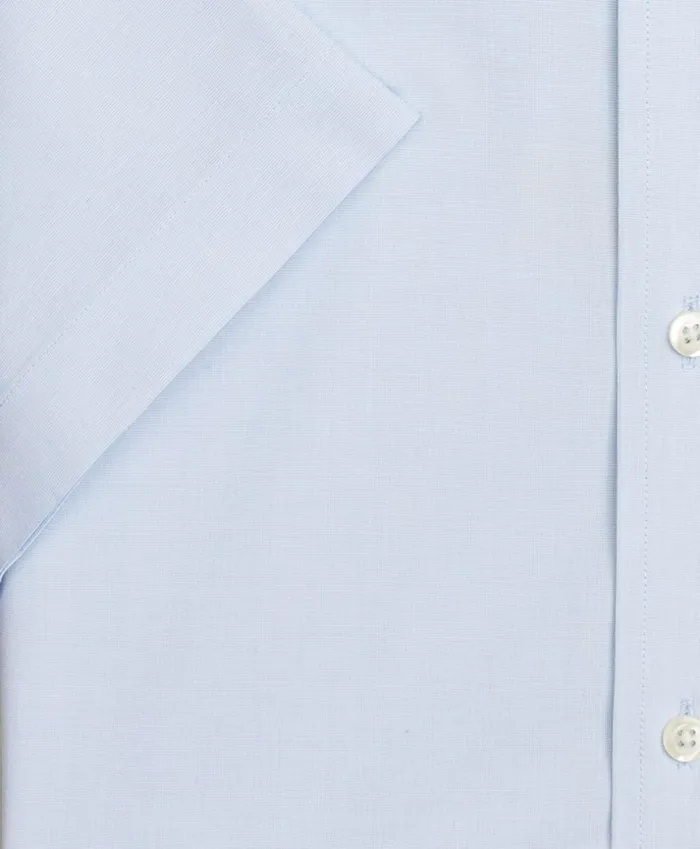 Brooks Brothers Dress Shirts Stretch Regent Fitted Dress Shirt NonIron Poplin EndonEnd ShortSleeve Light Blue 8211 Men Brooks Brothers Dress Shirts Stretch Regent Fitted Dress Shirt NonIron Poplin EndonEnd ShortSleeve Light Blue 8211 Men
