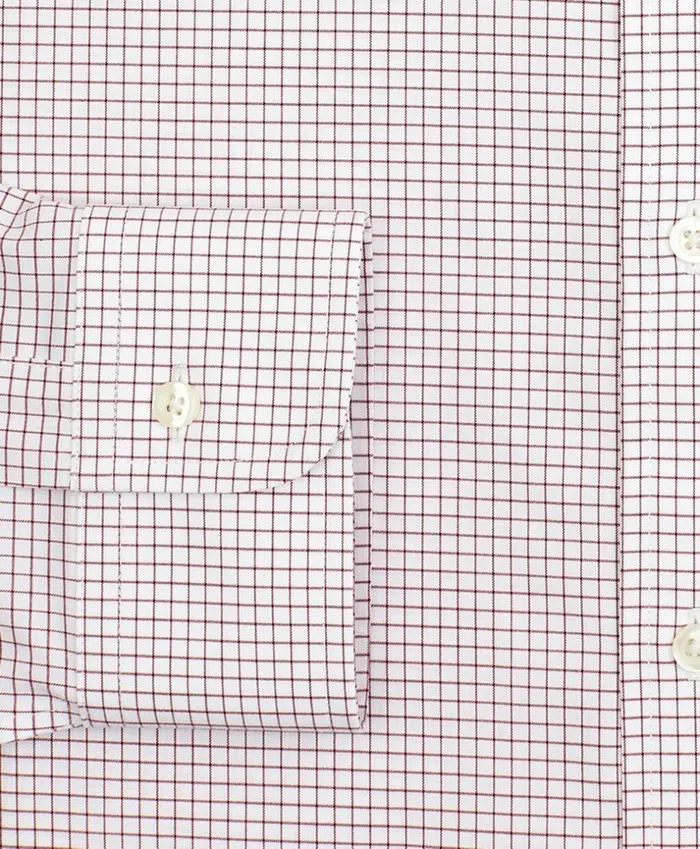 Brooks Brothers Dress Shirts Stretch Soho ExtraSlimFit Dress Shirt NonIron Poplin Ainsley Collar Small Grid Check Red 8211 Men Brooks Brothers Dress Shirts Stretch Soho ExtraSlimFit Dress Shirt NonIron Poplin Ainsley Collar Small Grid Check Red 8211 Men