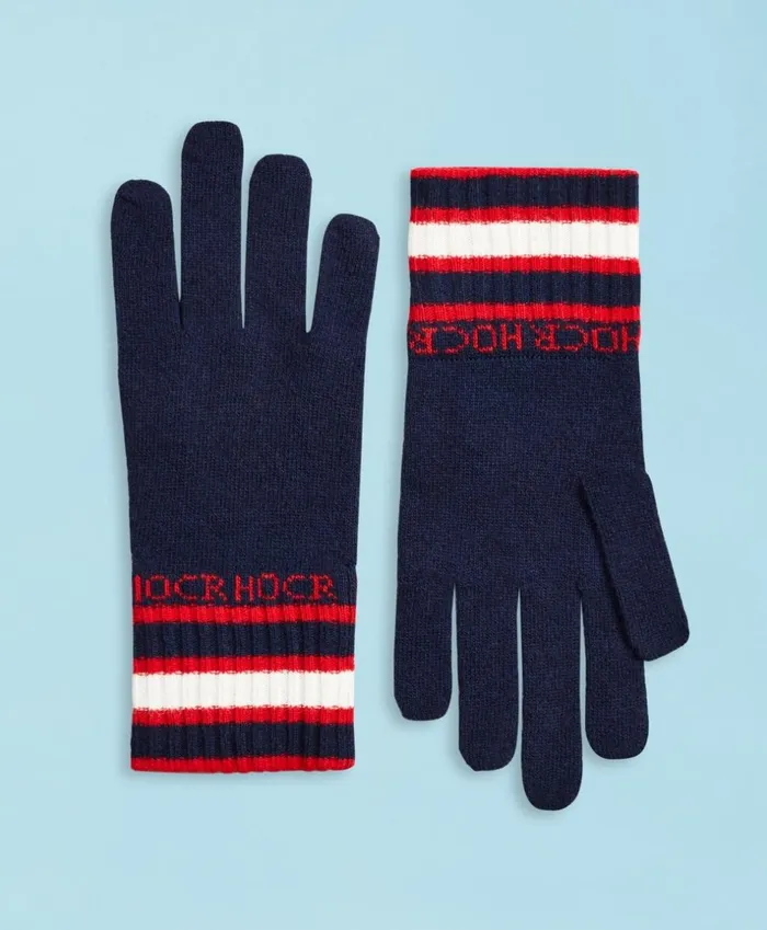 Brooks Brothers Hats Gloves and Scarves Head Of The Charles Regatta WoolBlend Gloves Navy 8211 Men