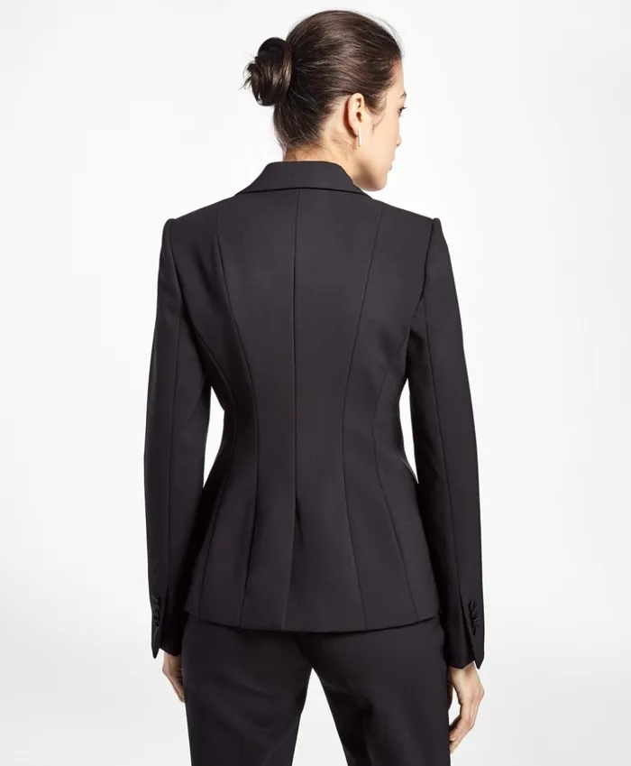 Brooks Brothers Jackets SingleBreasted Stretch Wool Tuxedo Jacket Black 8211 Women Brooks Brothers Jackets SingleBreasted Stretch Wool Tuxedo Jacket Black 8211 Women