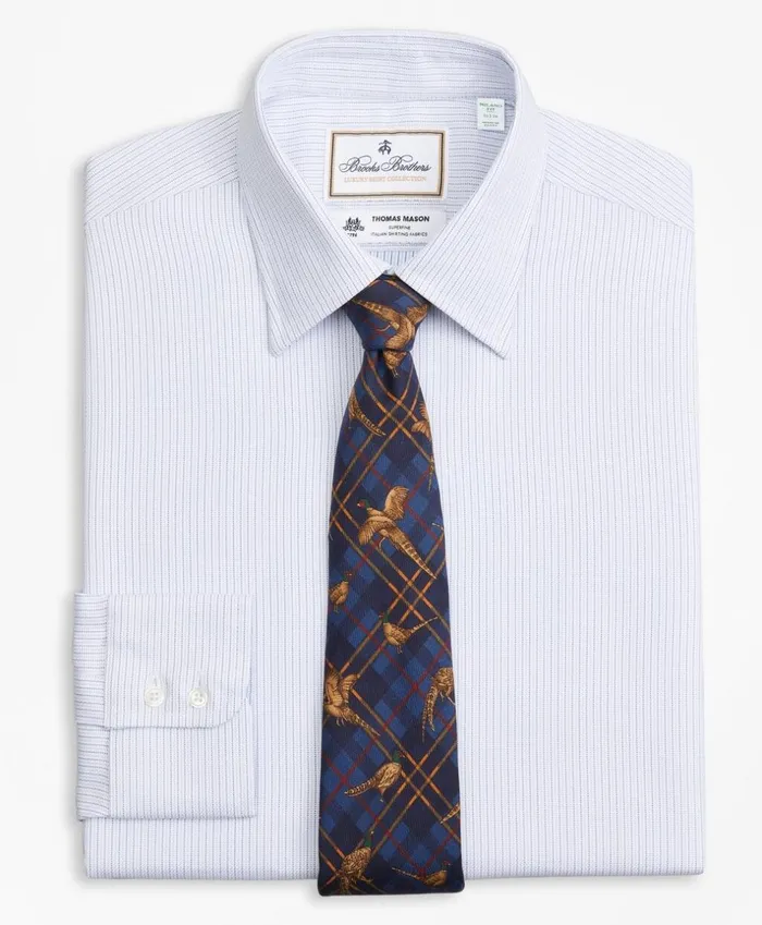 Brooks Brothers Luxury Shirts Luxury Collection Milano SlimFit Dress Shirt Franklin Spread Collar Textured Stripe White 8211 Men Brooks Brothers Luxury Shirts Luxury Collection Milano SlimFit Dress Shirt Franklin Spread Collar Textured Stripe White 8211 Men