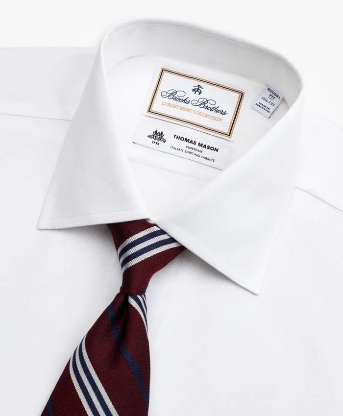 Brooks Brothers Luxury Shirts Luxury Collection Regent Fitted Dress Shirt Franklin Spread Collar Pique White 8211 Men Brooks Brothers Luxury Shirts Luxury Collection Regent Fitted Dress Shirt Franklin Spread Collar Pique White 8211 Men