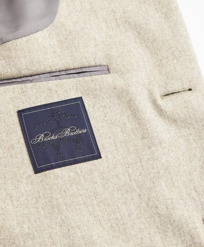 Brooks Brothers Outerwear Golden Fleece DoubleWeave Wool Topcoat Beige 8211 Men Brooks Brothers Outerwear Golden Fleece DoubleWeave Wool Topcoat Beige 8211 Men