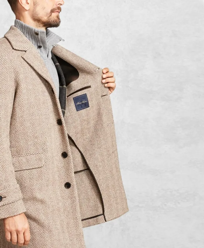 Brooks Brothers Outerwear Golden Fleece Herringbone Topcoat Tan 8211 Men Brooks Brothers Outerwear Golden Fleece Herringbone Topcoat Tan 8211 Men