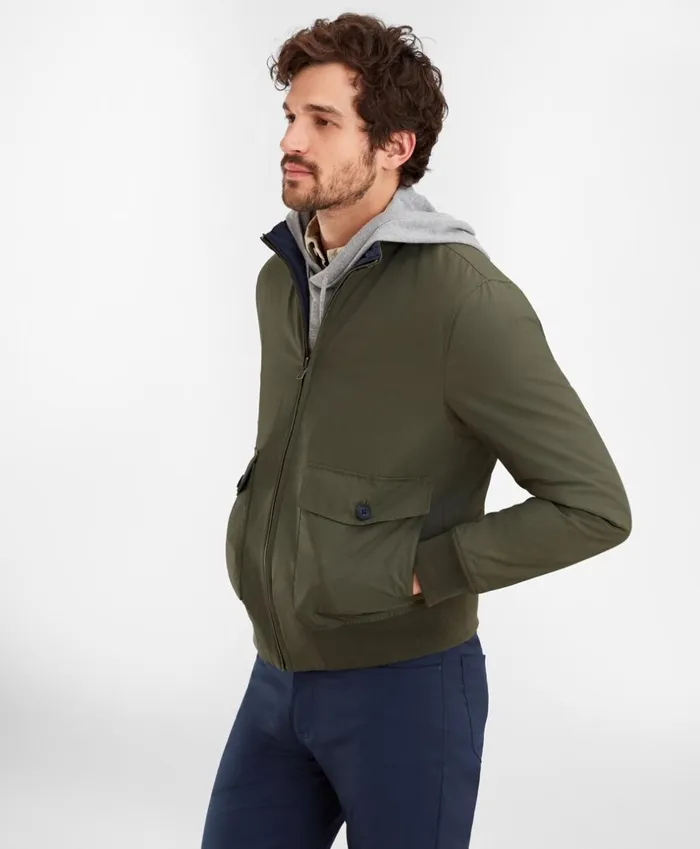 Brooks Brothers Outerwear Reversible Bomber Jacket Green 8211 Men Brooks Brothers Outerwear Reversible Bomber Jacket Green 8211 Men